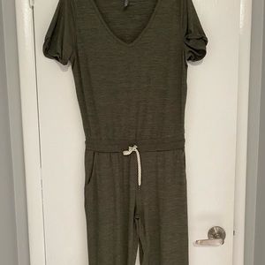 Dark Green Jumpsuit